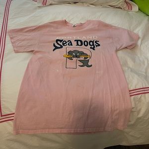 Pink Portland Sea Dogs T shirt